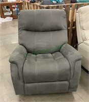 GRAY ROCKER/RECLINER