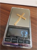 5.3 Grams 14K Gold Cross (unsigned-tested)