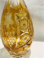Crystal Amber Decanter