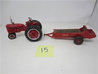 Farmall C Tractor W/ IH Spreader