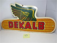 Dekalb Sign, Masonite (creased)