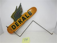 Dekalb Spinner Sign, Metal, 2-Sided
