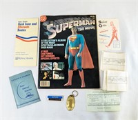 SUPERMAN MOVIE BOOK & RETRO EATON'S ITEMS