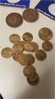 Group 1974 Worlds Fair & Other Tokens