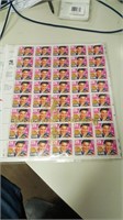 2 Full Sheets Elvis Presley Postal Stamps