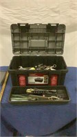 Husky tool box w/ assorted handtools