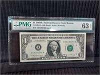 US $1  1969A  UNC PMG  63