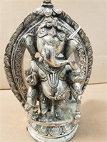 Vintage Antique Metal Indian Elephant Hindi Ganesh