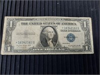 USA $1 Sliver Certificate Series 1935 Star Note