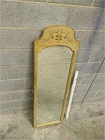 Tall Wooden Hanging Mirror