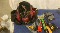 Tool bag, filled with assorted tools