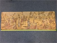 Vintage Oriental Desert Scene Tapestry