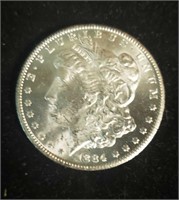 American silver Morgan 1884 CC