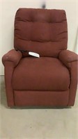 Electric red lift chair