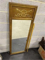 Vintage Wooden Tall Mirror