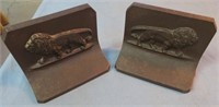 Pair Bradley & Hubbard Lion Bookends