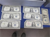 7 1957 Series Silver Certificates