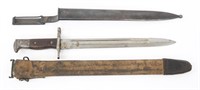 US M1892 KRAG-JORGENSEN BAYONET & M1910 SCABBARD