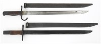 WWII IMPERIAL JAPANESE TYPE 30 BAYONETS LOT OF 2