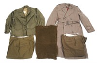 WWII TO KOREAN WAR US ARMY UNIFORMS & COATS LOT