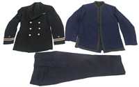 WWII US NAVY NAMED SERVICE DRESS BLUES UNIFORM LOT