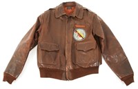 WWII AAF 6th TOW TARGET SQUADRON A2 FLIGHT JACKET