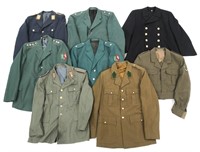 WORLD MILITARY & POLICE SERVICE UNIFORMS LOT