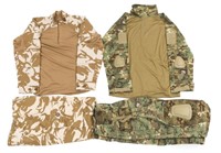 TACTICAL COMBAT SHIRTS & TROUSERS SETS LOT OF 2