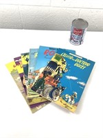 6 bandes dessinées Luky Luke vintage 1969-78