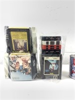 Collection de cassettes 8 pistes dont Elvis