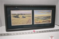 Farm Pictures in Frame 19" x 10"