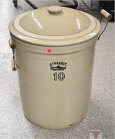 10 Gal Sunburst Crock With Lid