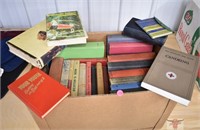 Box of Hard Cover Books