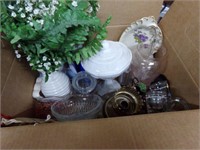 Box of Vases and Glassware