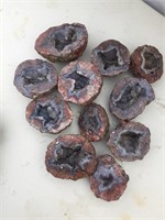 11 Crystal/Amethyst Geodes