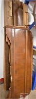 2 - Wooden Foot Boards and 4 sets of wooden bed