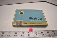 Black Cat Flat 50 Cigarette tin
