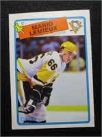 Carte de hockey Mario Lemieux (#1, OPC 88)