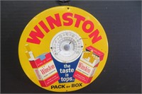 Vintage Winston Advertising Therm / Sign 8 3/4"