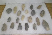 Large Lot of Arrowheads Indian Artifacts