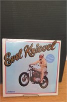 Sealed Evel Knievel Record Album  Poster Inside