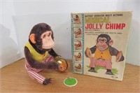 Vintage Musical Jolly Chimp Toy in Box Battery Op