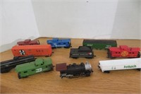 Ho Scale Train Cars & Engine Lot Phillips Oil +