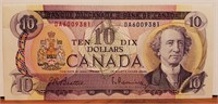 1971 Canada Ten Dollar Bill