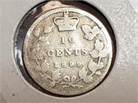 1899 Canada 10 Cent Coin