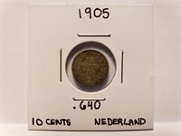 Netherlands: 10 Cents Silver 1905