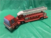 SMALL SCALE BUDDY L HOOK AND LADDER TRUCK STEEL