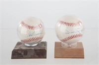 Pirates' Stargell & Tekulve Autographed Baseballs