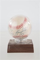 Enos "Country" Slaughter Autographed Baseball