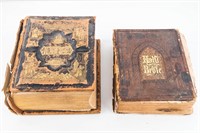 Two Late 19th Century Holy Bibles
